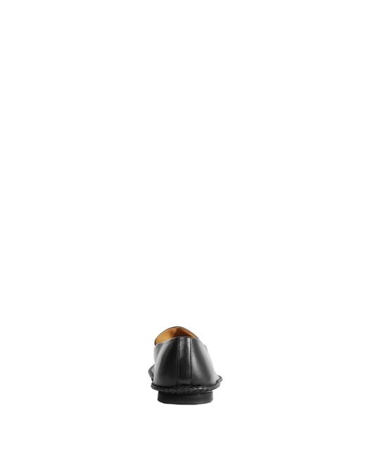 Premiata Black Structured Leather Loafers for men