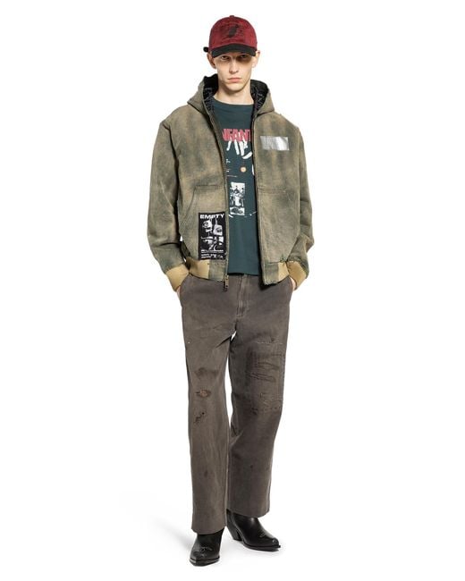 Enfants Riches Deprimes Blue Double The Length Of Solstice Raglan T-Shirt for men