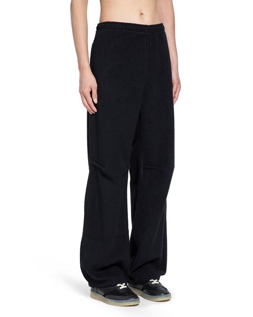 MM6 by Maison Martin Margiela Black Fleece Sweatpants for men