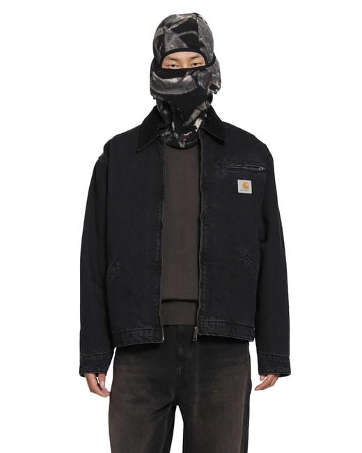 Carhartt Black Og Detroit Jacket for men