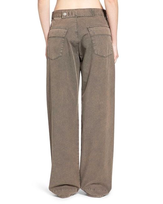 6397 Brown Darted Pants
