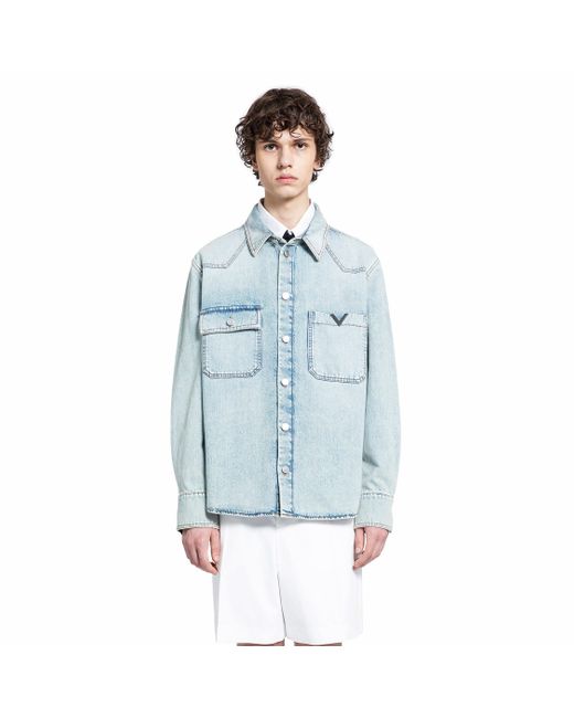 Valentino Blue Shirts for men