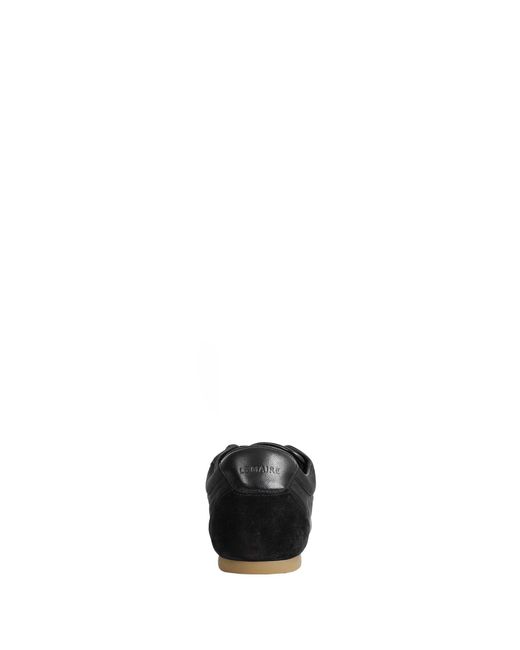 Lemaire Black Suede Soft Runner Sneakers for men