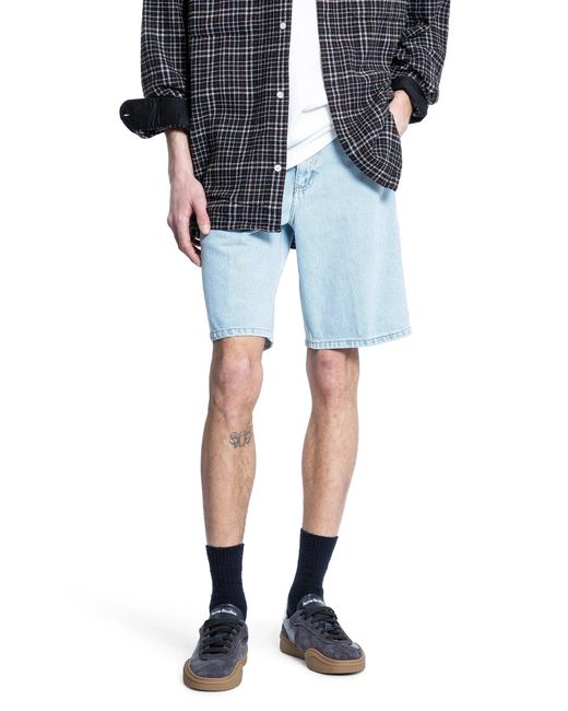Carhartt Blue Single Knee Shorts for men
