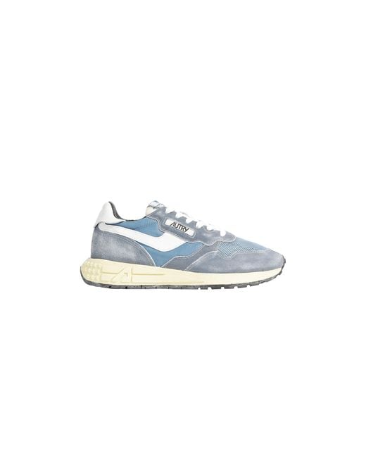 Autry Blue Reelwind Low Sneakers for men