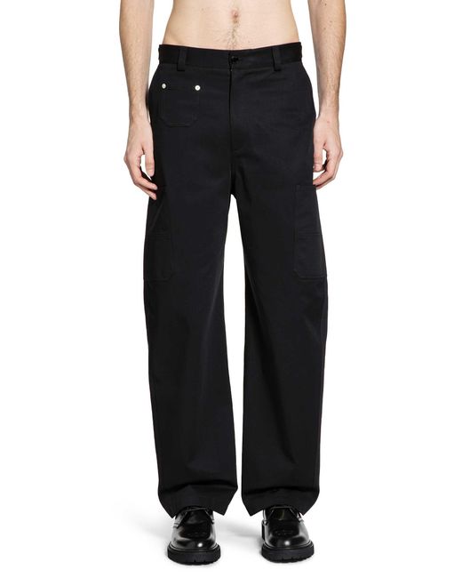 Givenchy Black Couture Seam Cargo Trousers for men