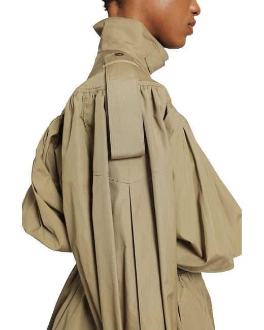 Chloé Green Short Trench Coat