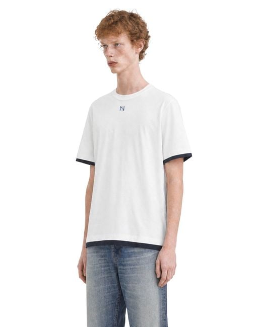 Fendi White Cotton T-Shirt for men