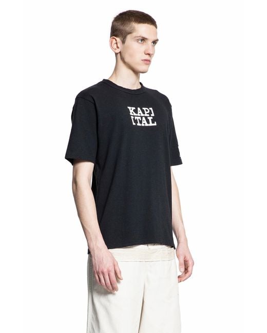 Kapital Black T-shirts for men
