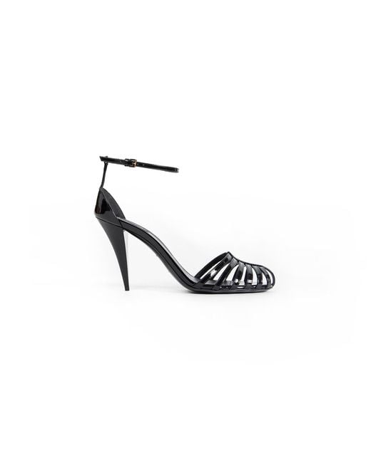 Givenchy White Cage Sandals