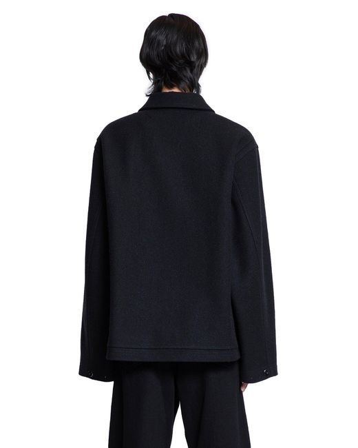 Lemaire Utility Jacket in Black for Men | Lyst UK