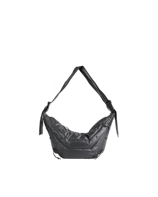Lemaire Black Small Soft Game Bag for men