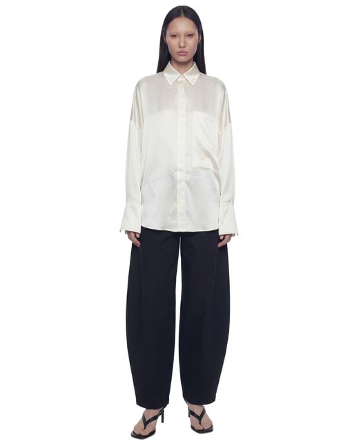 NVL-GARDE White Open Back Oversized Pocket Shirt