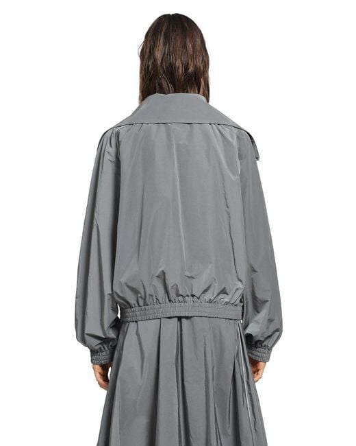 Balenciaga Gray High Bodies Track Jacket