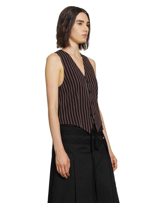 Ann Demeulemeester Black Stanse Classic Waistcoat