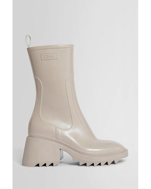 Chlo Betty Rain Boot in White Lyst