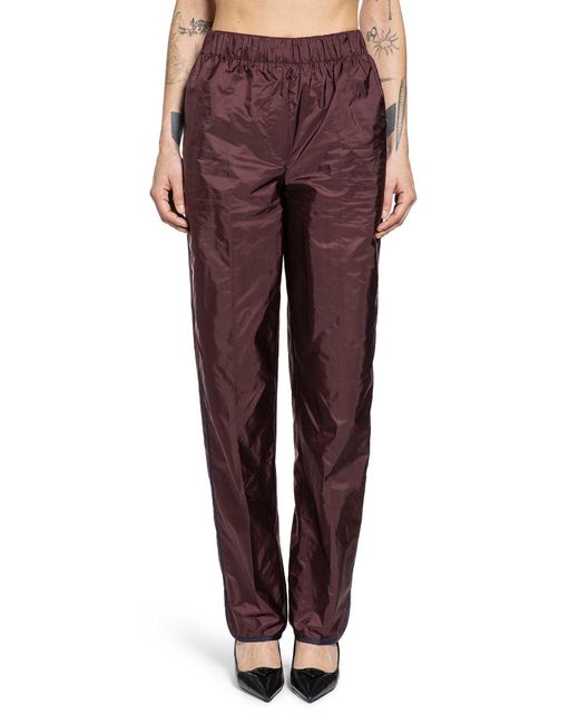 Prada Red Re-Nylon Pants