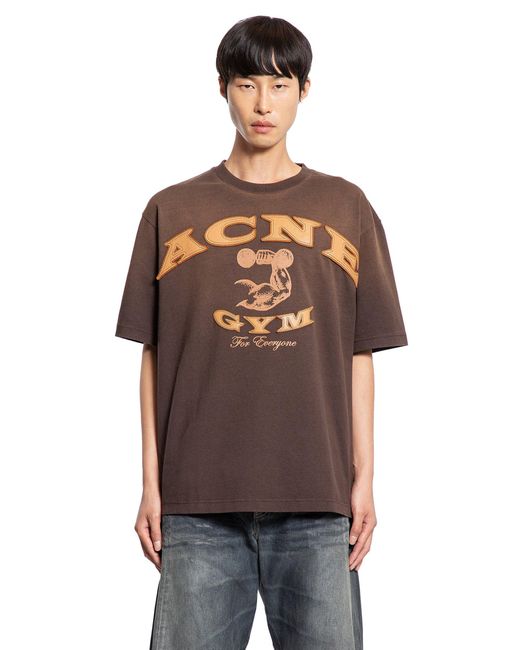 Acne Brown Acne Gym T-Shirt for men