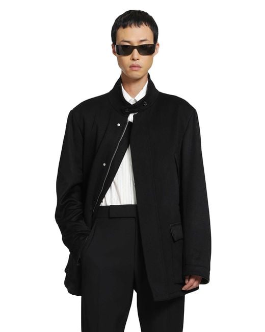 Lardini Black Cashmere Field Jacket for men