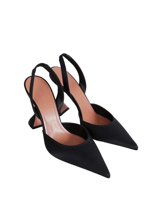 AMINA MUADDI Black Holli Sling 95 Pumps