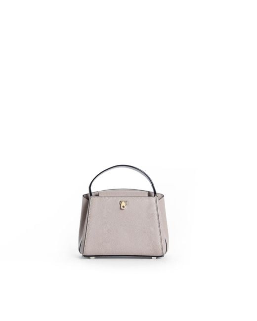 Valextra Natural Brera Micro Crossbody Bag