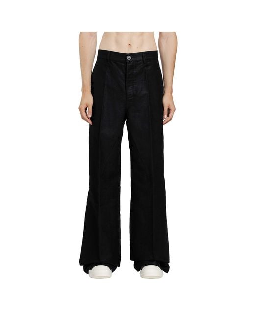 Rick Owens Black Tower Work Pants for men
