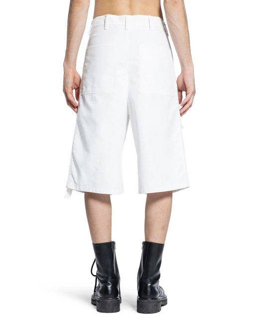 OAMC White Chino Shorts for men