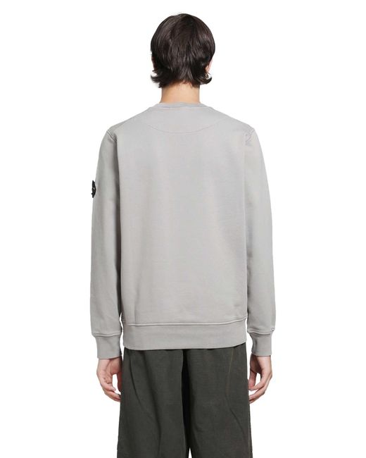 Stone Island Gray 6100060 Sweatshirt for men