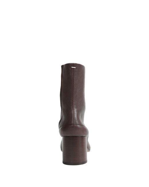 Maison Margiela Brown Tabi Ankle Boots