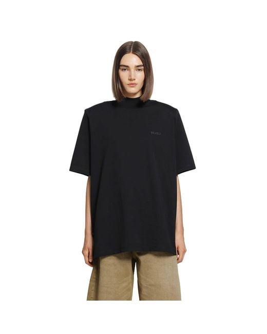 The Attico Black Light Jersey T-Shirt