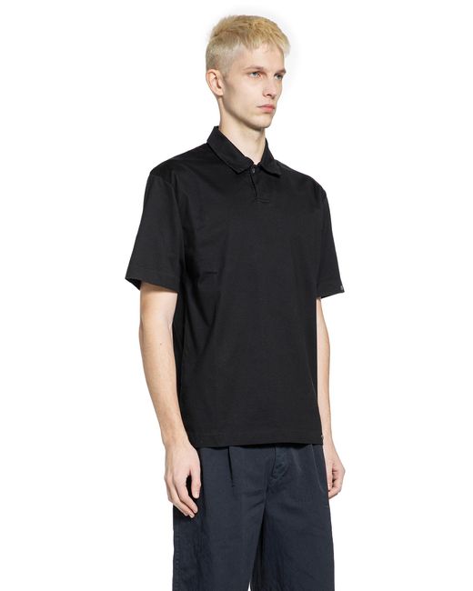 Massimo Osti Studio Black Polo Shirt for men