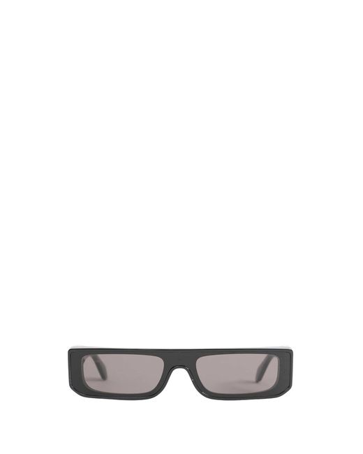 Alaïa Gray Rectangular Mask Sunglasses