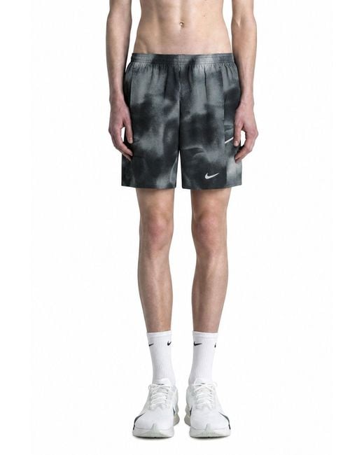 Nike Blue Miler Dri-Fit Running Shorts for men