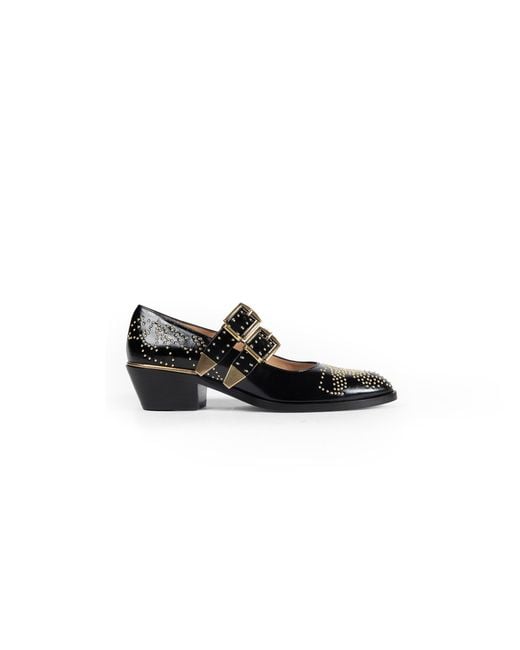 Chloé Black Susanna Maryjane Pumps