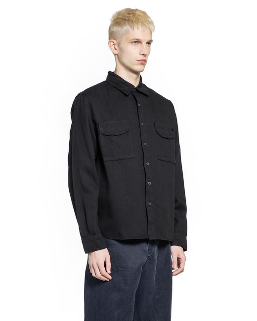 Massimo Osti Studio Black Pocket Overshirt for men