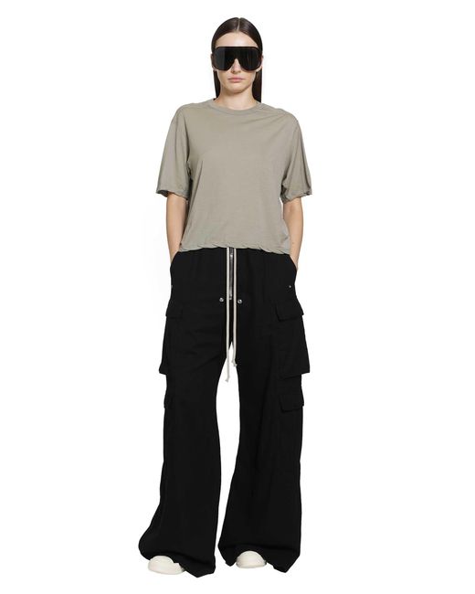 Rick Owens Gray Tower Basic Ss T
