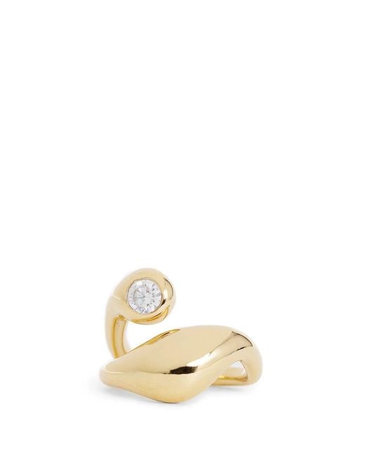 Maria Black Metallic Mermaid Ring