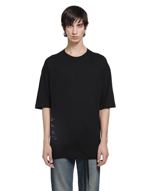 Ann Demeulemeester Black Dieter Comfort T-Shirt for men