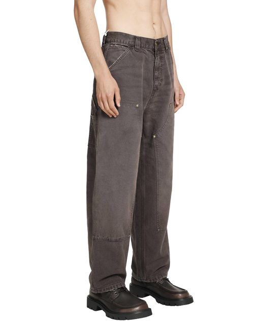 Carhartt Gray Og Double Knee Pants for men