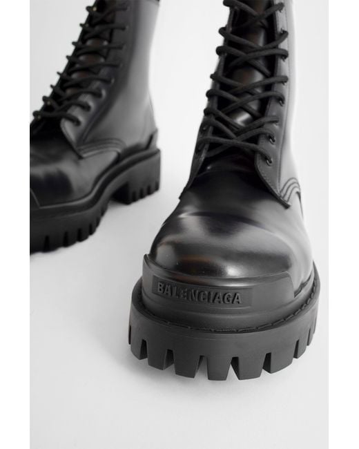 Balenciaga black and white deals boots