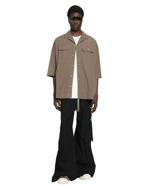 Rick Owens Brown Temple Magnum Tommy Shirt for men