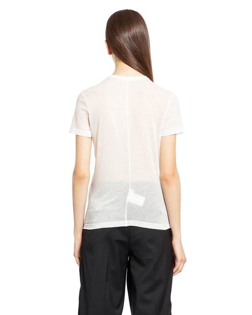 Helmut Lang White Zeroscape Tee