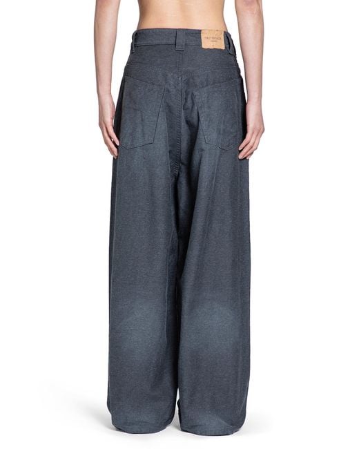 Balenciaga Blue Trompe L'oeil Sweatpants for men