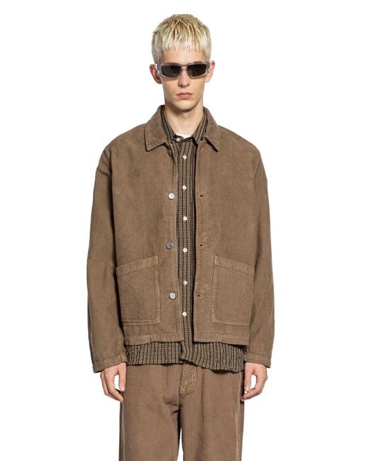 sunflower Worker Jacket in Brown for Men | Lyst
