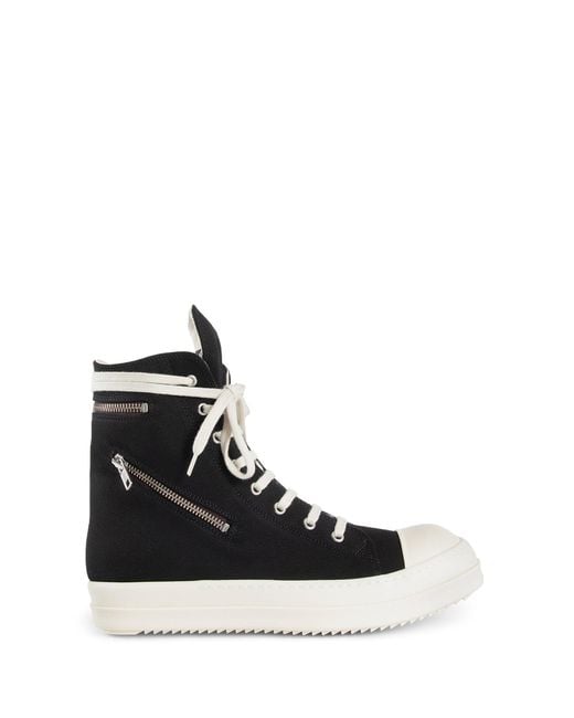 Rick Owens Black Concordians Cargo Sneaks for men