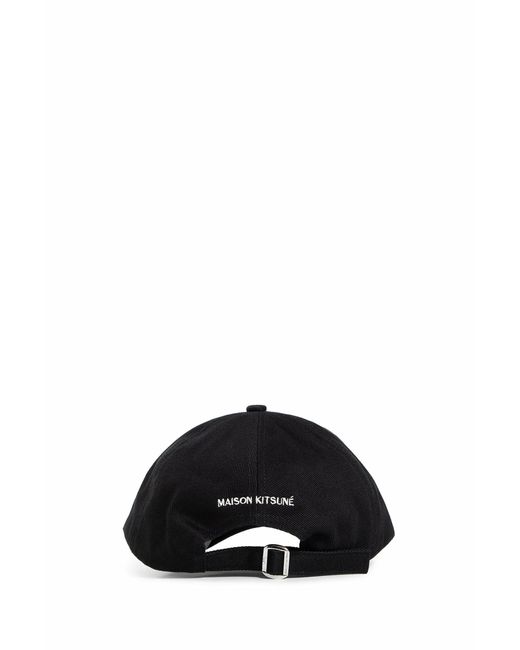 Maison Kitsuné Black Hats for men