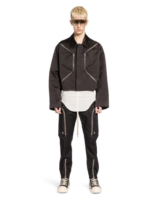 Rick Owens Black Temple Heizer Mac Jkt for men