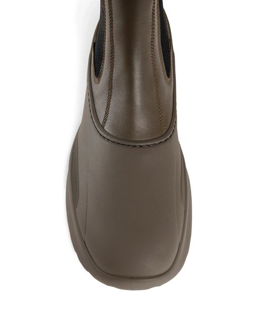Burberry Brown Chelsea Boots for men