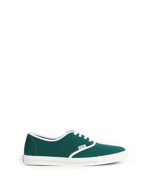 Prada Green Drill Sneakers for men