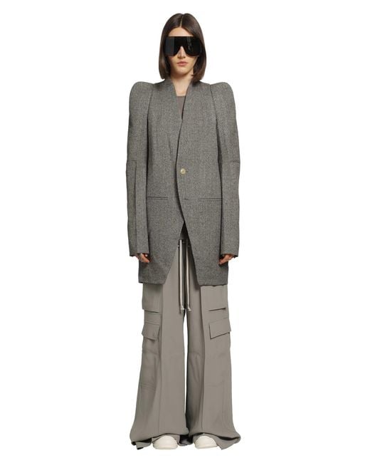 Rick Owens Gray Tower Basic Rib Tank